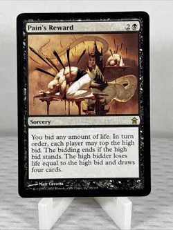 Pain's Reward Saviors of Kamigawa MTG Magic The Gathering Matt Cavotta - Image 1