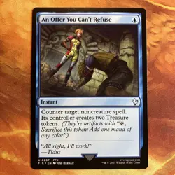MTG An Offer You Can't Refuse Commander: FINAL FANTASY Near-Mint Blue!! - Image 1