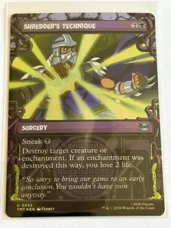 Shredder's Technique Borderless Teenage Mutant Ninja Turtles Foil 232 - Image 1