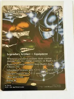 Raph's Jitte // Umezawa's Jitte Borderless Teenage Mutant Ninja Turtles 19 - Image 1