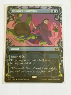 Kitsune's Technique Borderless Teenage Mutant Ninja Turtles Foil 229 - Image 1