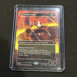 Avatar Aang (Raised Foil) Avatar: The Last Airbender Foil - Image 3