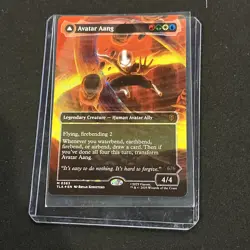 Avatar Aang (Raised Foil) Avatar: The Last Airbender Foil - Image 4