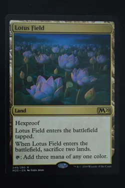 Magic The Gathering MTG LOTUS FIELD Core Set 2020 HP Damaged - Image 1