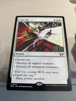 Split Up (0032) MTG: [Duskmourn: House of Horror] Near Mint - Image 2