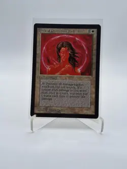 CIRCLE OF PROTECTION: RED 1993 BETA EDITION Magic: The Gathering VINTAGE - Image 3