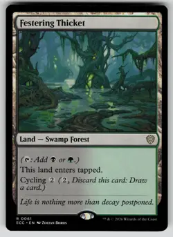 Festering Thicket Normal R Commander: Lorwyn Eclipsed 61 NM - Image 1