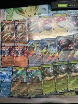 Pokemon 40 Ex Card Lot Bulk Scarlet Violet Mega Evaluations nm Near Mint #4 - Image 3