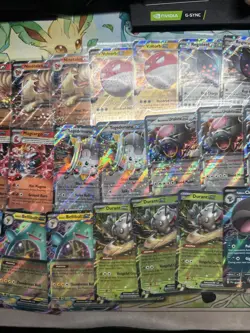 Pokemon 40 Ex Card Lot Bulk Scarlet Violet Mega Evaluations nm Near Mint #4 - Image 4