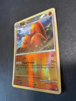 Dugtrio 19/102 Triumphant Reverse Holo Pokemon TCG RARE - Image 3