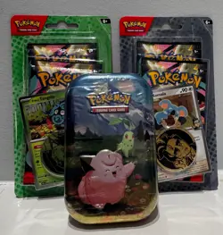 Pokemon TCG Mega Evolution Ascended Heroes (2) 2 Pack Blister + (1) Mini Tin - Image 1