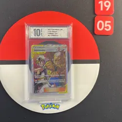 Pokemon TCG S-Chinese Sun&Moon Guzma & Hala CSM2bC 179 SR Grade10 - Image 1