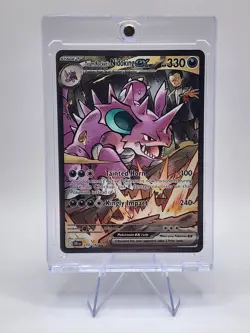Pokemon Team Rocket's Nidoking EX 233/182 Special Rare Holo Destined Rivals - Image 1