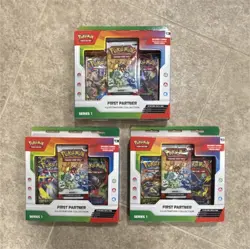 Pokemon First Partner Illustration Collection Series 1 Promo 3 Box Set English - Image 1