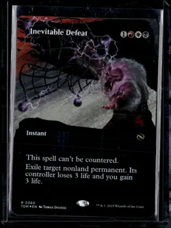 Inevitable Defeat - 360 - Foil - TDM - NM - MTG Magic the Gathering - Image 1