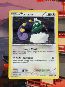 Tornadus 89/98 Holo Rare Emerging Powers Pokemon Holo MP - Image 1