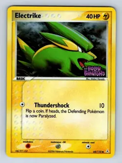 Pokemon Electrike Reverse Holo EX Holon Phantoms 64/110 NM - Image 1
