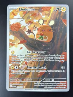 POKEMON TCG Perfect Order DEDENNE IR Illustration Rare Card 093/088 - Image 1