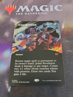 Mtg. Jeskai Revelation. Foil Borderless. Tarkir Dragonstorm. Pack Fresh - Image 1
