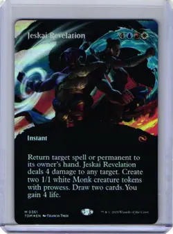 Jeskai Revelation - Foil - Borderless - Tarkir: Dragonstorm #0361 MTG - Image 1