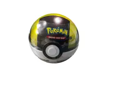 Pokemon TCG PokeBall Tin Pack D24 [Ultra Ball] 3 booster packs 820650809767 - Image 1