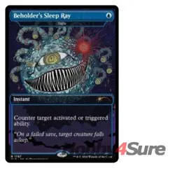 Beholder's Sleep Ray (stifle) M/NM Magic: The Gathering MTG Secret Lair - Image 1