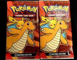 2X Pokemon TCG 2025 Dragonite Pikachu McDonalds Promo SEALED Booster Packs New - Image 1
