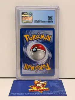 Pokemon 2000 CGC 7 Gym Challenge Unlimited Giovanni's Machamp Holo 6/132 - Image 2