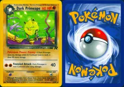 DARK PRIMEAPE 43/82 UNCOMMON TEAM ROCKET POKEMON UNLIMITED MP - Image 3