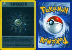RAINBOW ENERGY 17/82 HOLO RARE TEAM ROCKET POKEMON UNLIMITED HOLO MP - Image 3