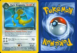 DARK DRAGONITE 22/82 RARE TEAM ROCKET POKEMON UNLIMITED MP - Image 3