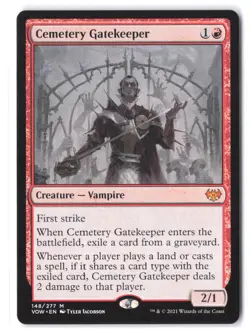 Cemetery Gatekeeper #148 Innistrad: Crimson Vow NM - Image 1