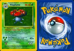 VILEPLUME 15/64 HOLO RARE JUNGLE POKEMON UNLIMITED HOLO MP - Image 3