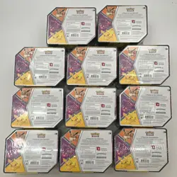 Lot of (11) 2020 Pokemon TCG V Powers Tins Sealed Pikachu Eevee Eternatus - Image 2