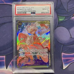 2023 ONE PIECE JPN OP05-AWAKENING OF THE NEW ERA Monkey D. Luffy #119 PSA 10 - Image 1
