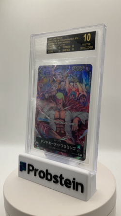 2023 One Piece Kgdm/Cnsprs JPN OP04019 Doflamingo Donquixote BGS 10 BLACK LABEL - Image 2