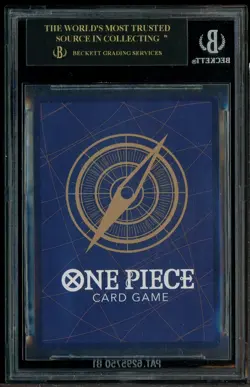 2022 One Piece OP01 Japanese Manga Alternate Art #120 Shanks BGS 10 BLACK LABEL - Image 3