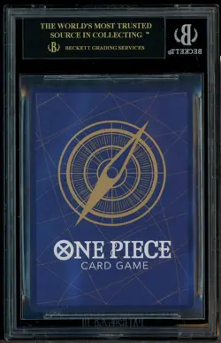 2022 One Piece Romance Dawn Japanese OP01120 Shanks SCR BGS10 BLACK LABEL - Image 3
