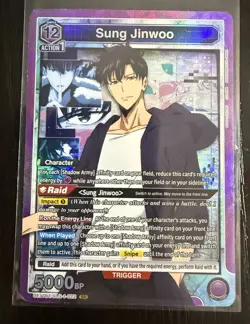 SUNG JINWOO SR UE17BT/SLG-1-022 UNION ARENA SOLO LEVELING NM - Image 1