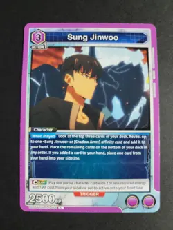 Sung Jinwoo 018 Uncommon Union Arena Solo Leveling - Image 1