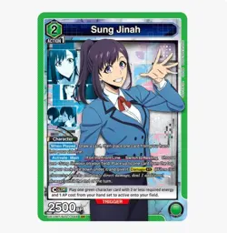 Union Arena Solo Leveling Sung Jinah SR (044) - Super Rare - English - Image 1