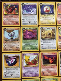 LP-NM Pokemon Team Rocket 2000 Complete UNC/CMN Cards 48/82 WOTC - Image 2