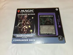 MTG Warhammer 40K Commander Deck - Necron Dynasties - Sealed Box - Image 1