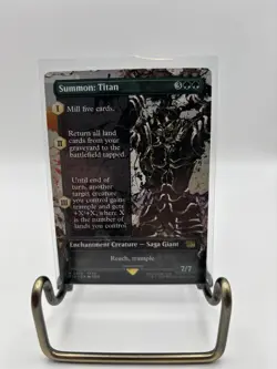 Summon Titan Borderless Nonfoil MTG Final Fantasy NM English Magic Card - Image 1