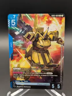 The-O GD03-002 LR Legendary Rare Holo - GD03: Steel Requiem - Gundam Card Game - Image 1
