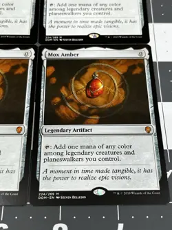 Mtg Mox Amber Non Foil x4 Playset 4 Cards Dominaria! Never Played - Image 3