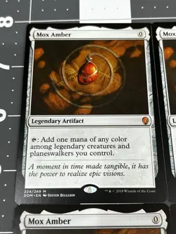 Mtg Mox Amber Non Foil x4 Playset 4 Cards Dominaria! Never Played - Image 4