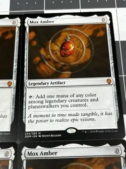 Mtg Mox Amber Non Foil x4 Playset 4 Cards Dominaria! Never Played - Image 5