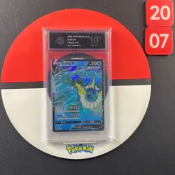 Vaporeon V RR CS4aC-026/132 Pokemon Card Chinese Grade10 - Image 1