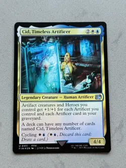 Cid, Timeless Artificer (0411) FOIL - MTG Final Fantasy FIN - NM - Image 1